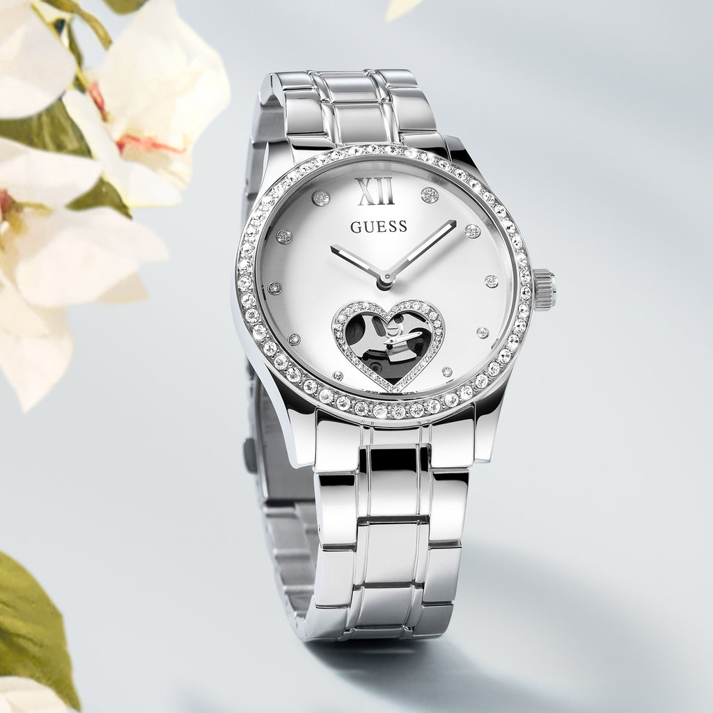 Analogue Watch - Guess GW0380L1 Ladies Be Loved Silver Watch