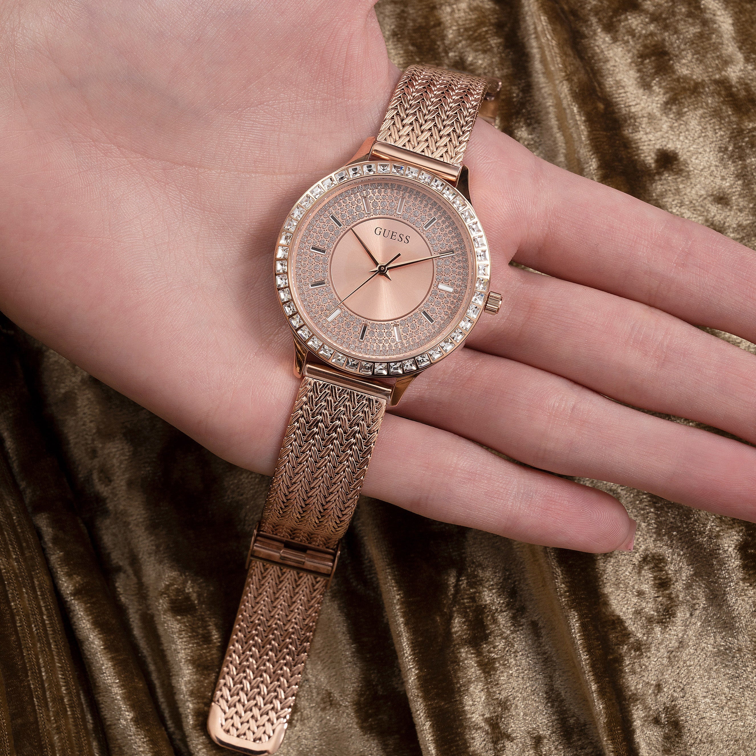 Analogue Watch - Guess GW0402L3 Ladies Soiree Rose Gold Watch
