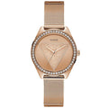 Analogue Watch - Guess W1142L4 Ladies Tri Glitz Rose Gold Watch