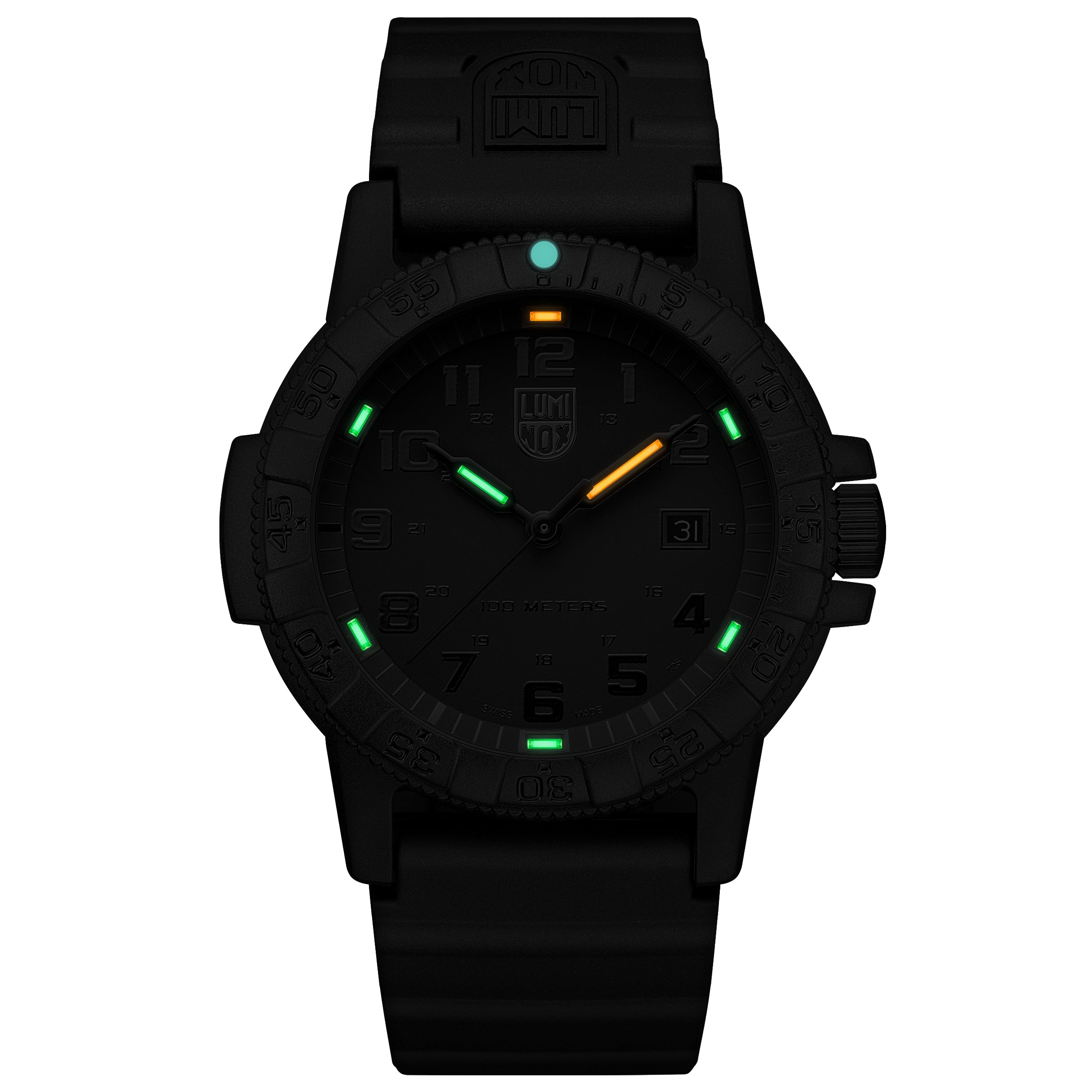 Analogue Watch - Luminox Leatherback Sea Turtle Giant Blackout Men's Black Watch XS.0321.BO.L