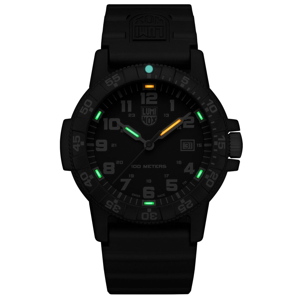 Analogue Watch - Luminox Leatherback Sea Turtle Men's Black Watch XS.0321.L