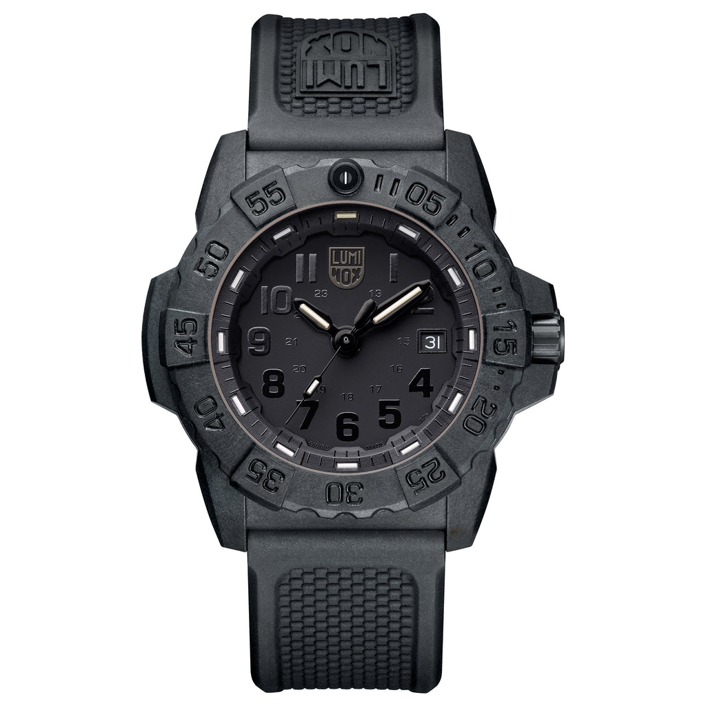 Analogue Watch - Luminox Navy Seal Men's Black Watch XS.3501.BO.F