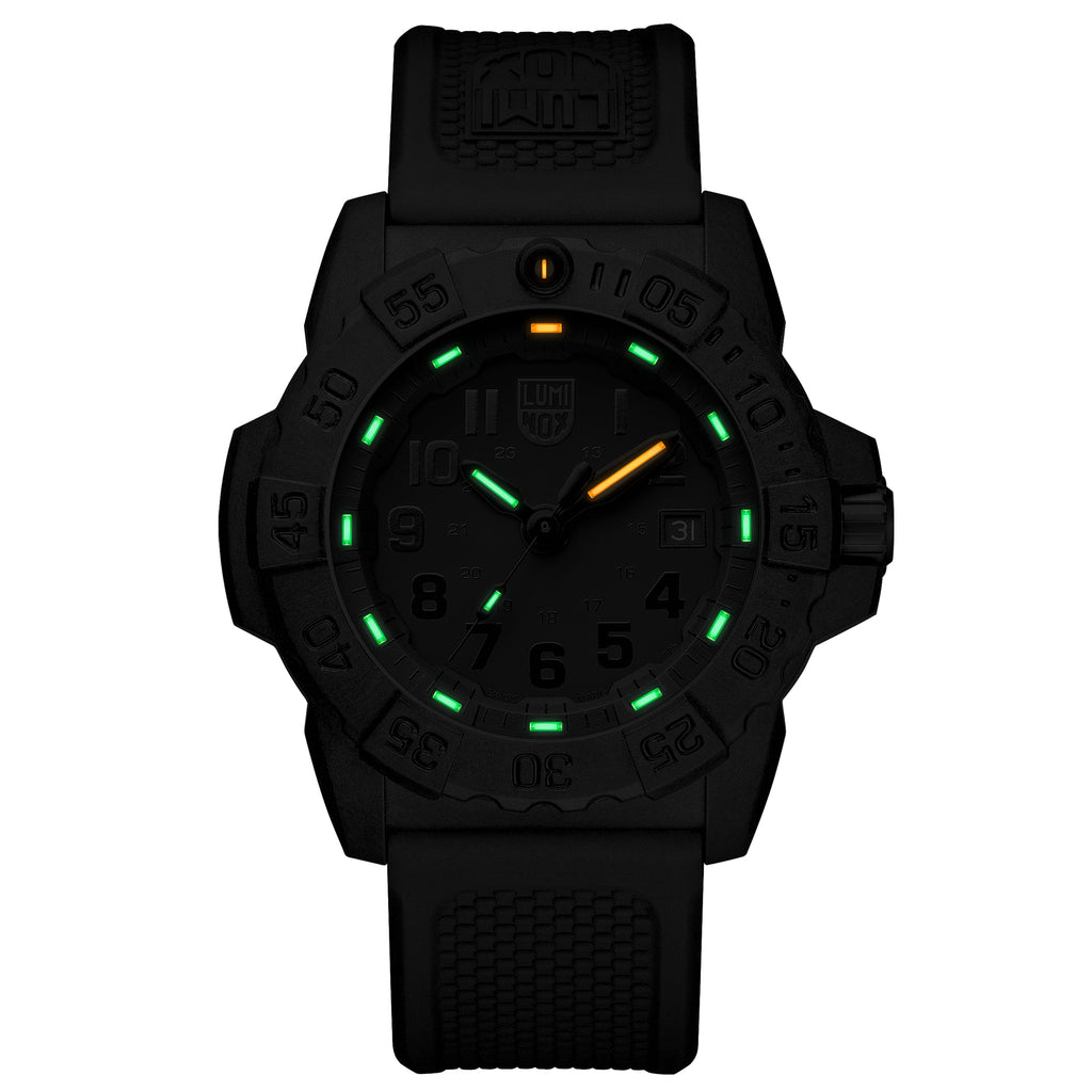 Analogue Watch - Luminox Navy Seal Men's Black Watch XS.3501.BO.F