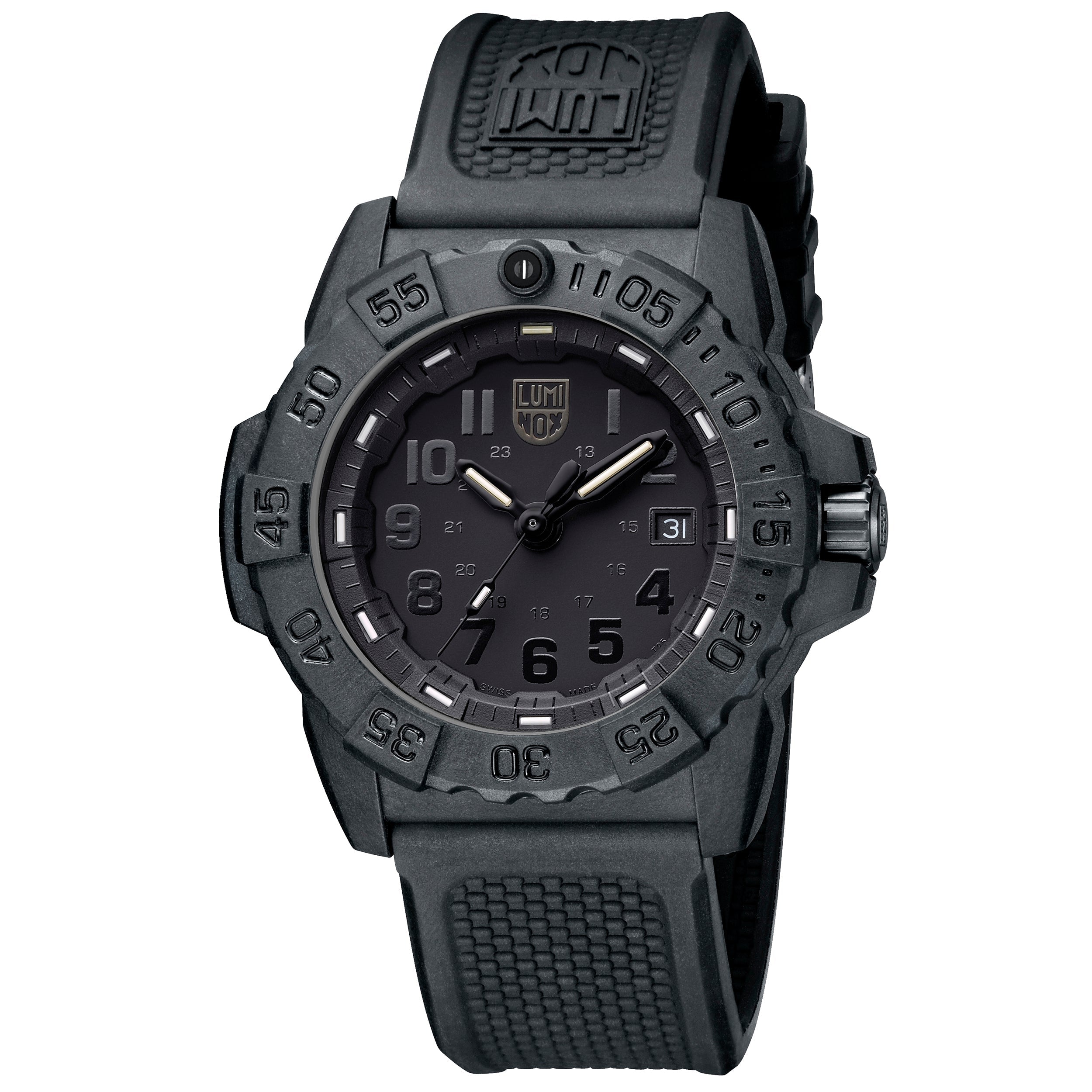 Analogue Watch - Luminox Navy Seal Men's Black Watch XS.3501.BO.F