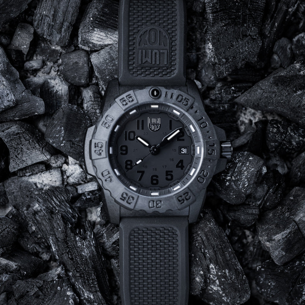 Analogue Watch - Luminox Navy Seal Men's Black Watch XS.3501.BO.F
