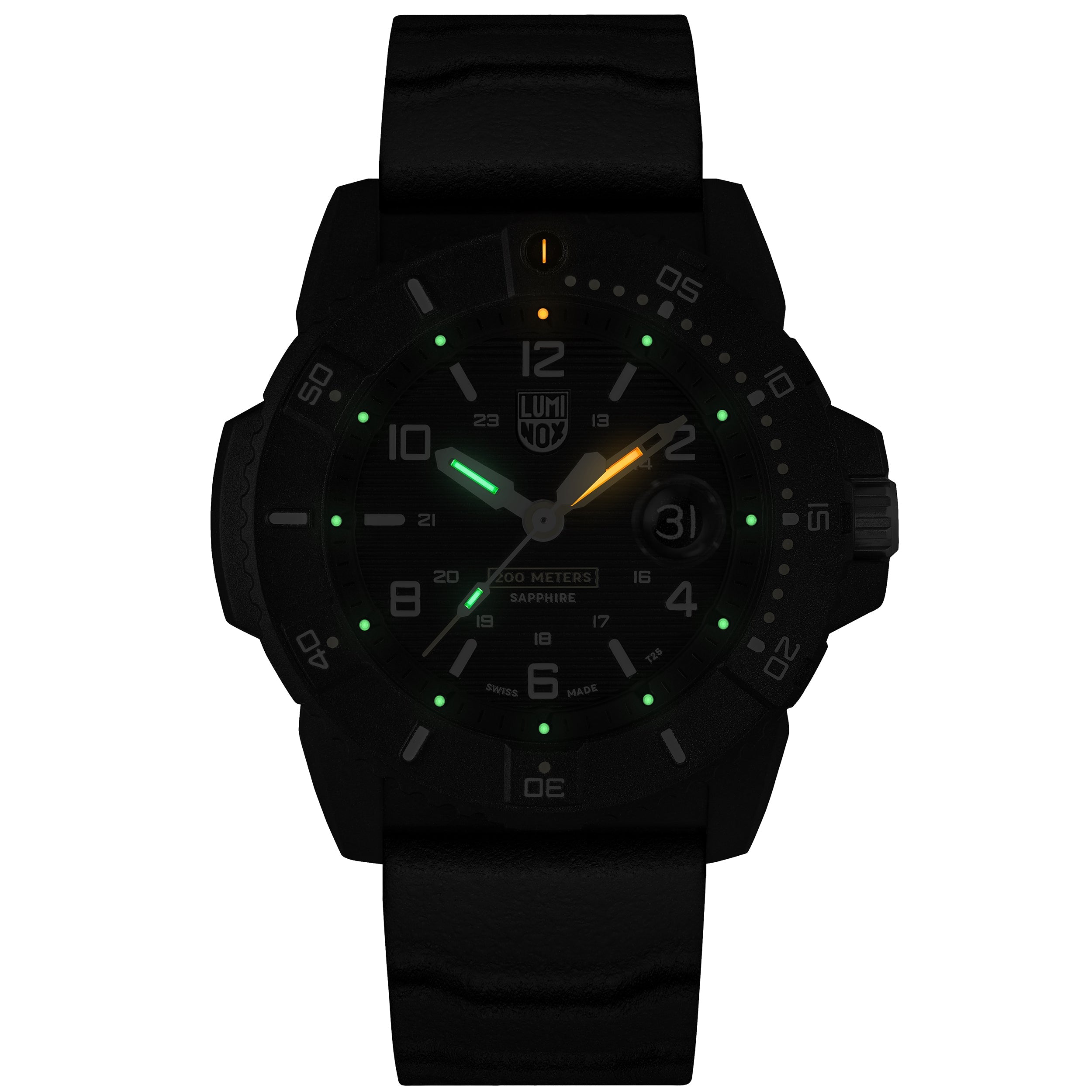 Analogue Watch - Luminox Navy Seal Men's Black Watch XS.3601