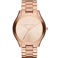 Analogue Watch - Michael Kors MK3197 Ladies Slim Runway Rose Gold Watch