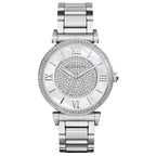 Analogue Watch - Michael Kors MK3355 Ladies Catlin Bracelet Silver Watch