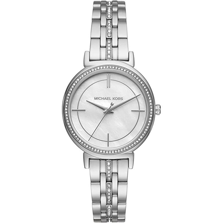Analogue Watch - Michael Kors MK3641 Ladies Cinthia Silver Watch