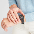 Analogue Watch - Mondaine Essence Unisex Black Watch MS1.32120.RB