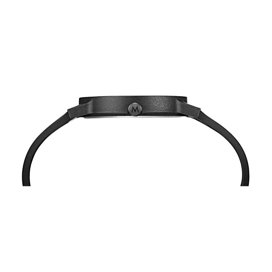 Analogue Watch - Mondaine Essence Unisex Black Watch MS1.41120.RB