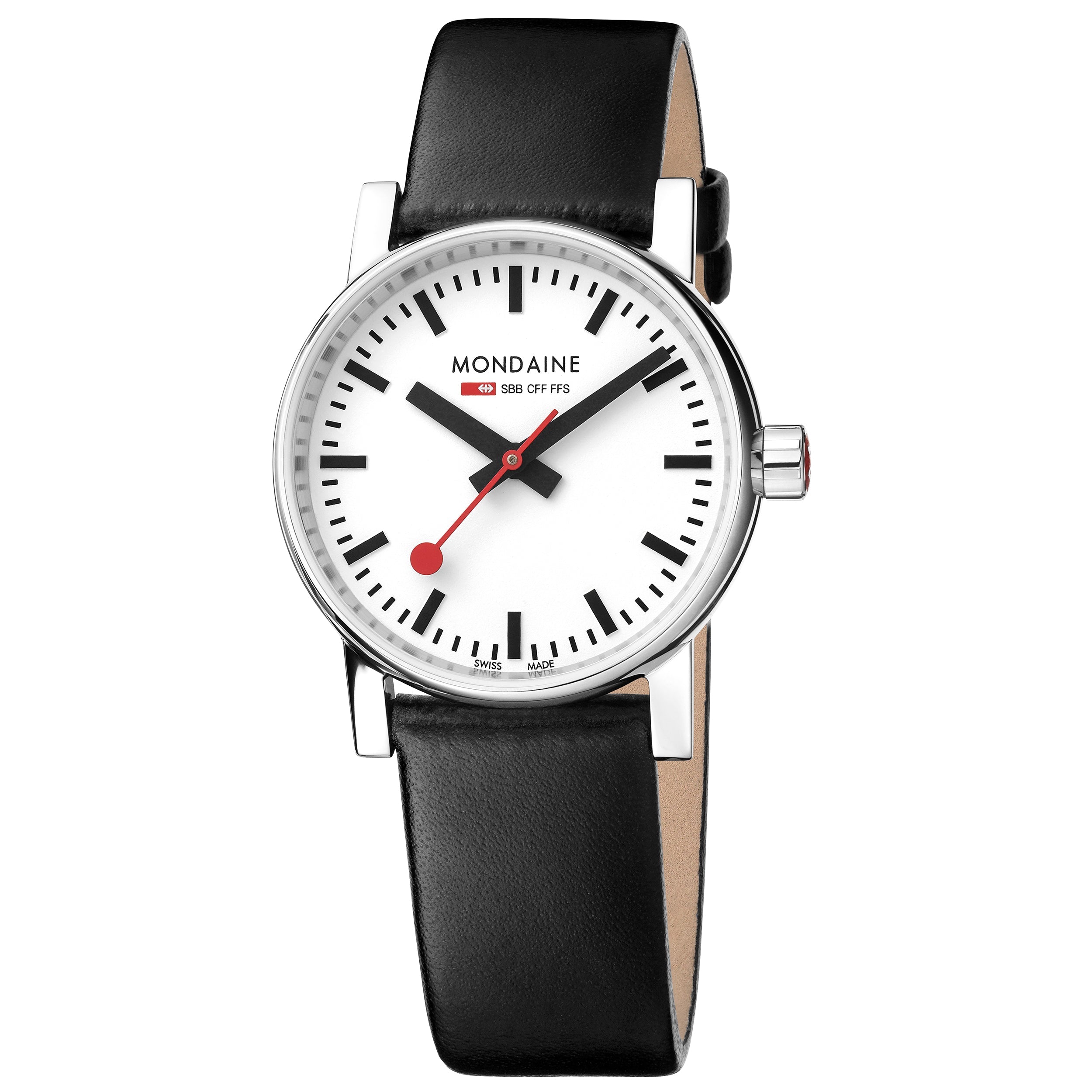 Analogue Watch - Mondaine Evo2 Ladies White Watch MSE.30110.LB