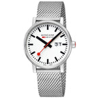 Analogue Watch - Mondaine Evo2 Unisex White Watch MSE.40210.SM