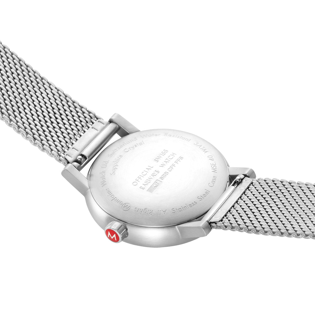 Analogue Watch - Mondaine Evo2 Unisex White Watch MSE.40210.SM