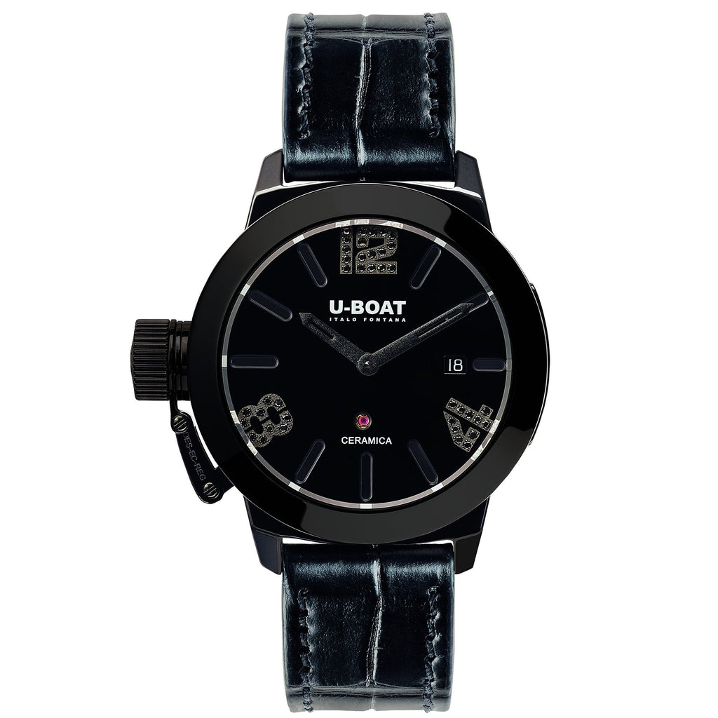 Analogue Watch - U-Boat 7124 Ladies Black Classico Watch
