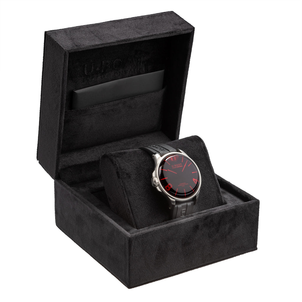 Analogue Watch - U-Boat 8465/A Men's Black Darkmoon Watch