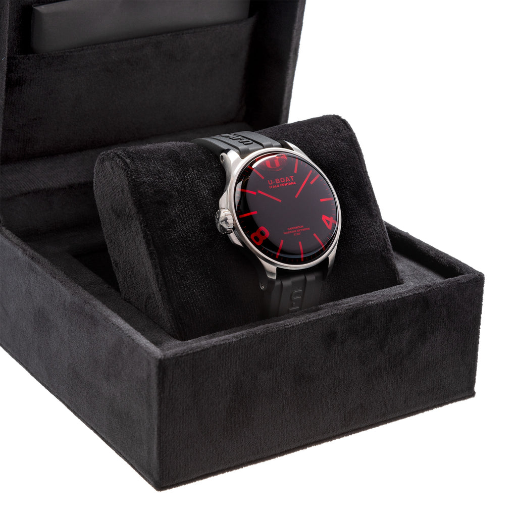 Analogue Watch - U-Boat 8465/A Men's Black Darkmoon Watch