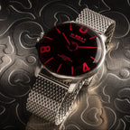 Analogue Watch - U-Boat 8465/A/MT Men's Red Darkmoon SS/A Watch