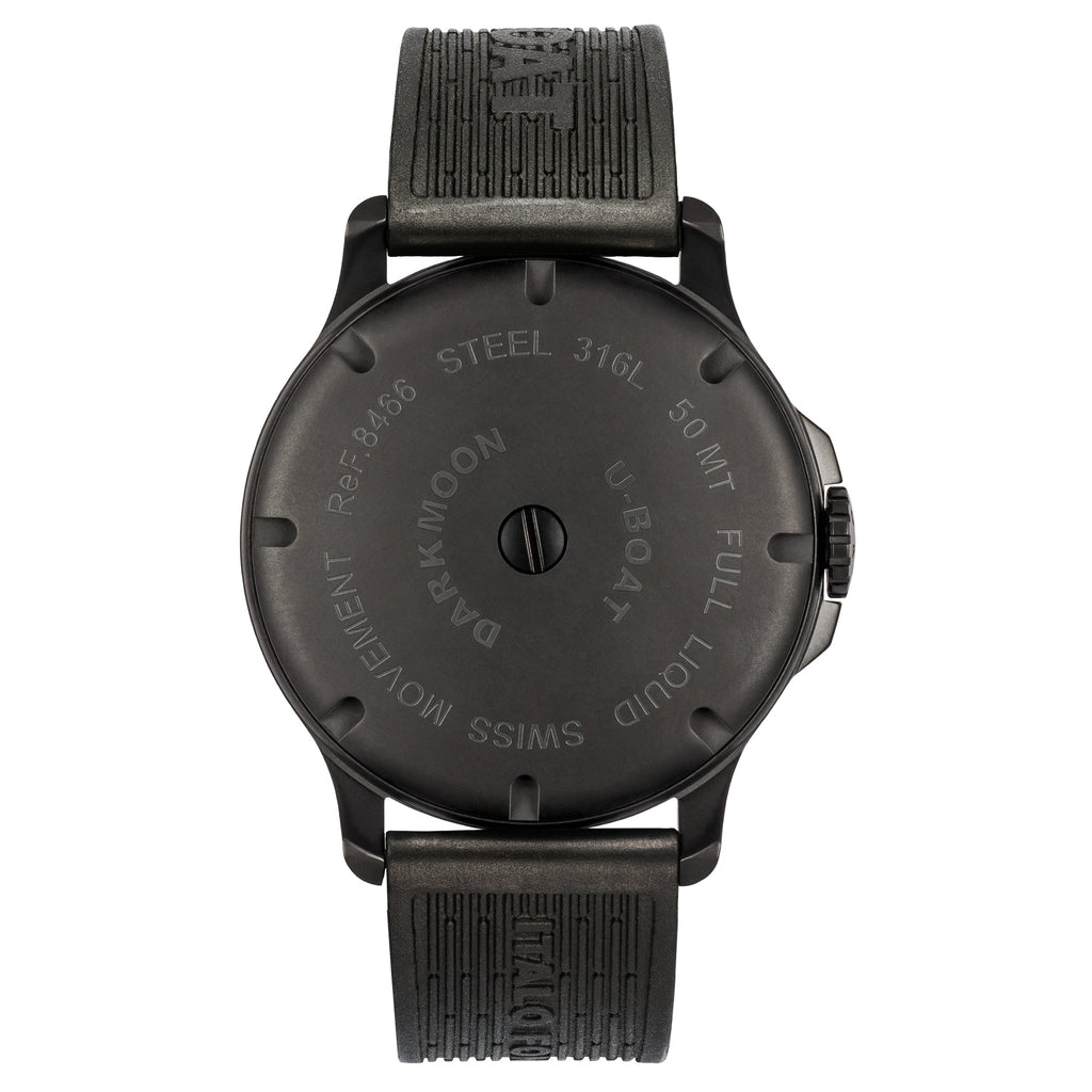 Analogue Watch - U-Boat 8466/B Men's Black Darkmoon IPB/A Watch