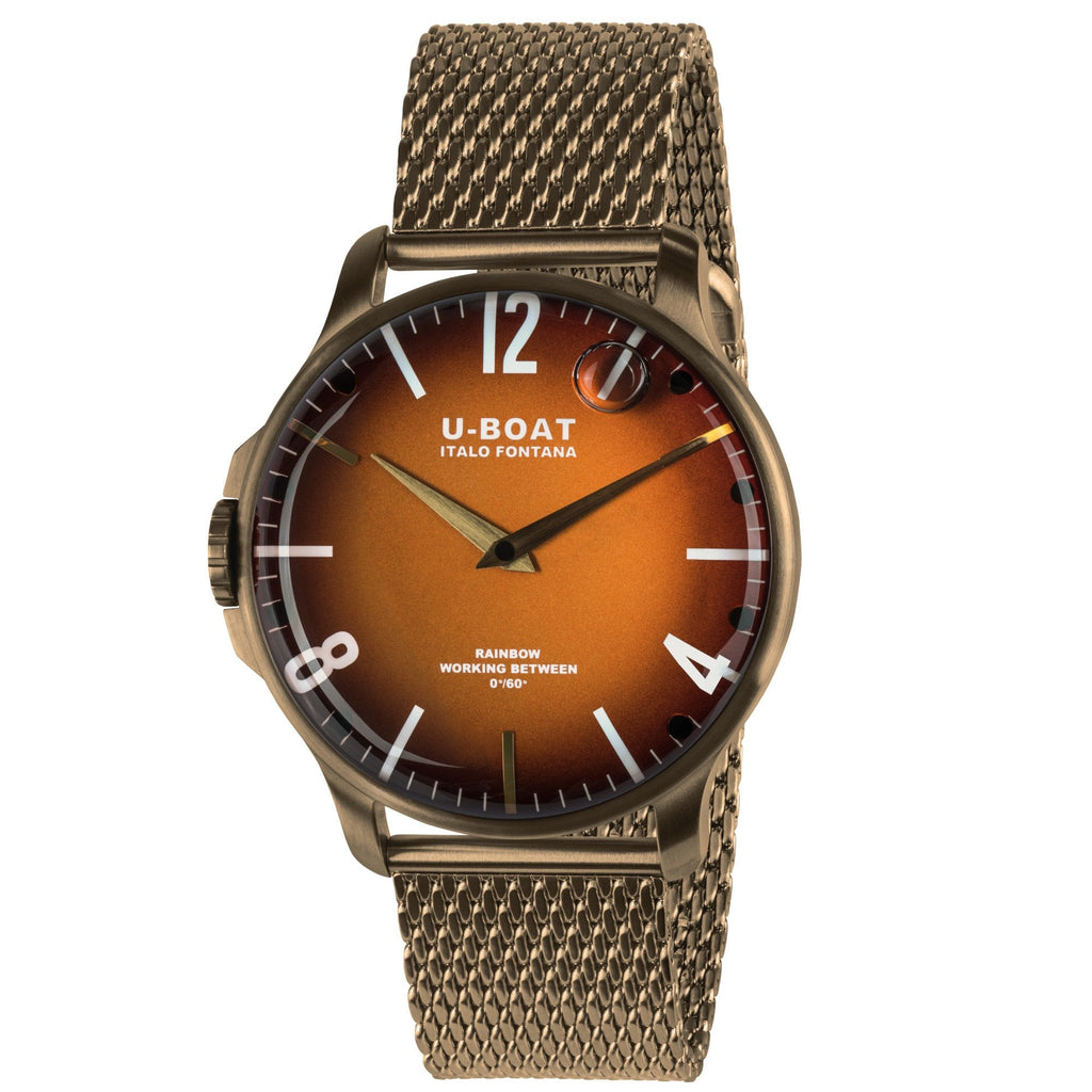 Analogue Watch - U-Boat 8468/MT Ladies Gold Rainbow Watch