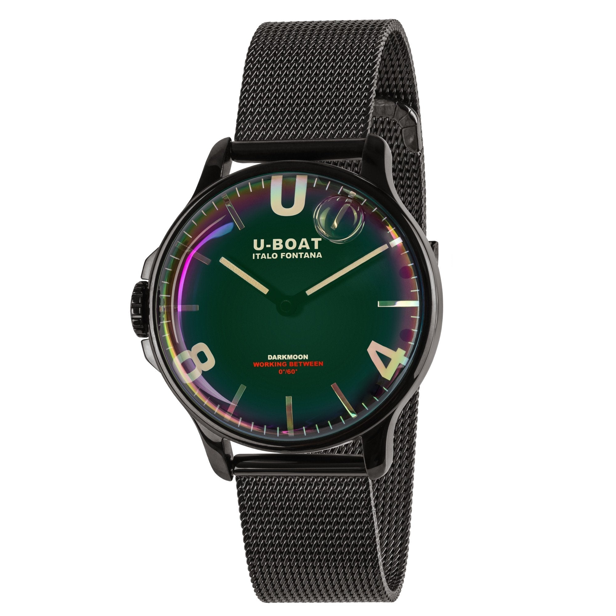 Analogue Watch - U-Boat 8470/MT Men's Black Darkmoon Watch