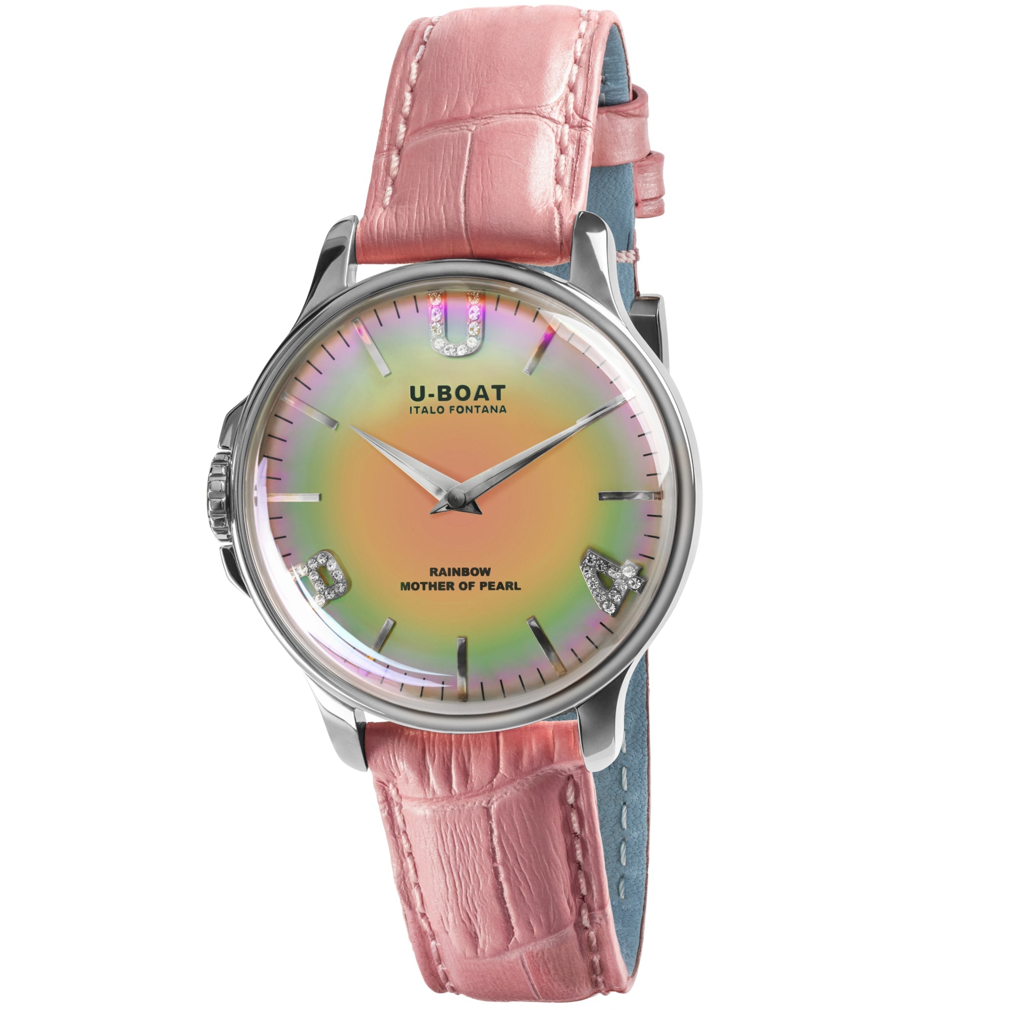 Analogue Watch - U-Boat 8472 Ladies Pink Rainbow Watch