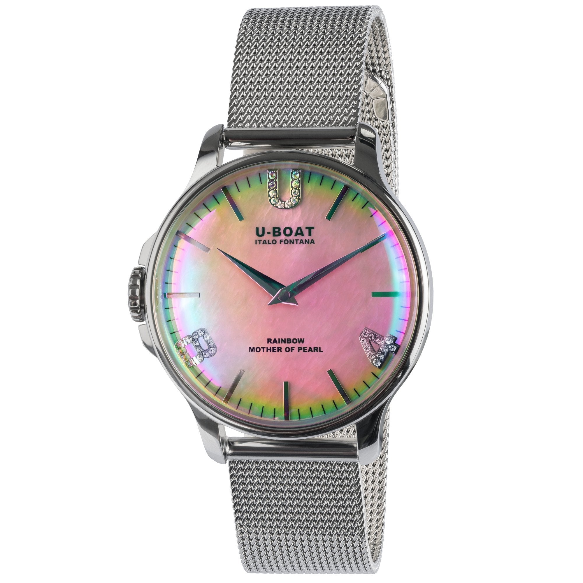 Analogue Watch - U-Boat 8472/MT Ladies Pink MOP Rainbow Watch
