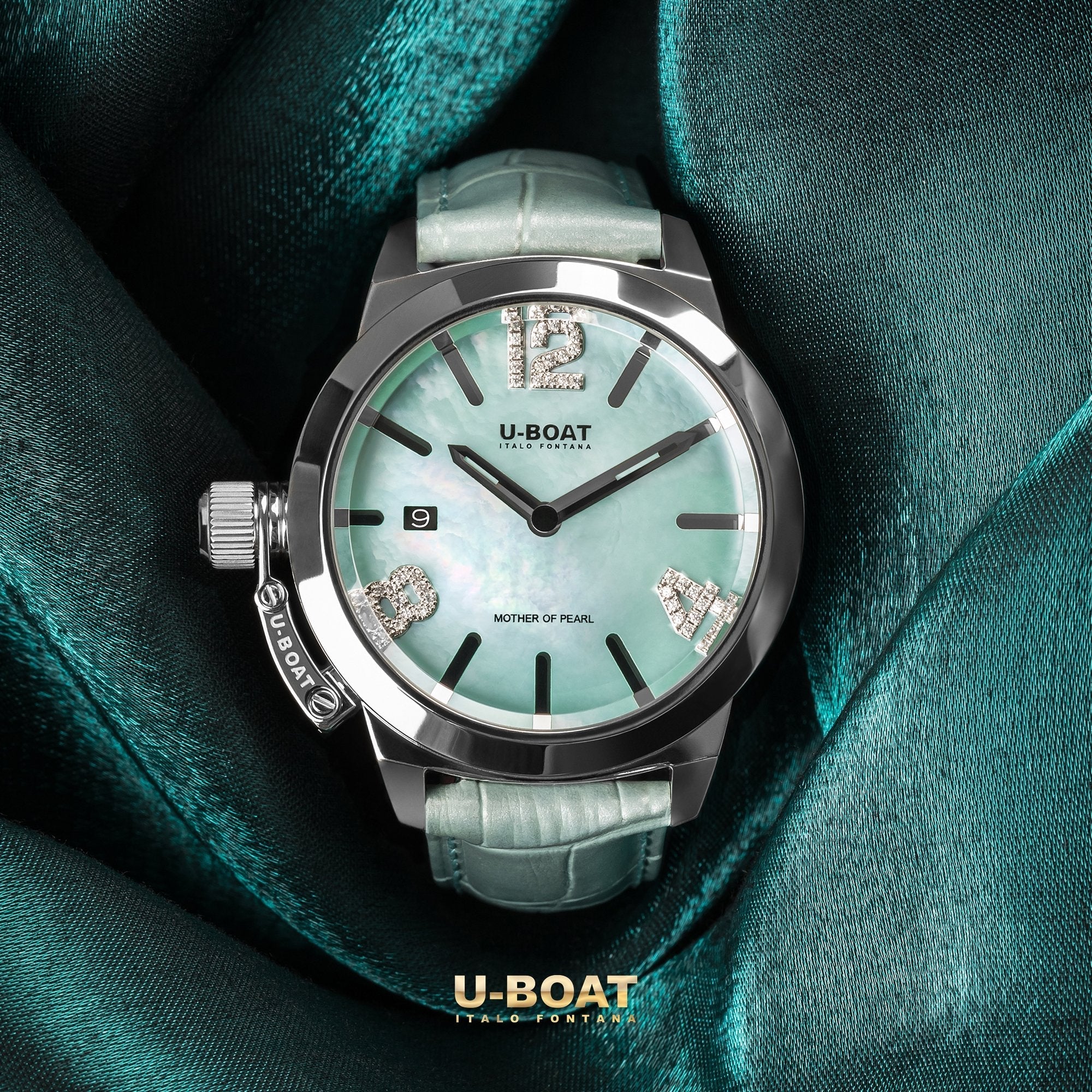 Analogue Watch - U-Boat 8481 Ladies Turquoise Classico Watch