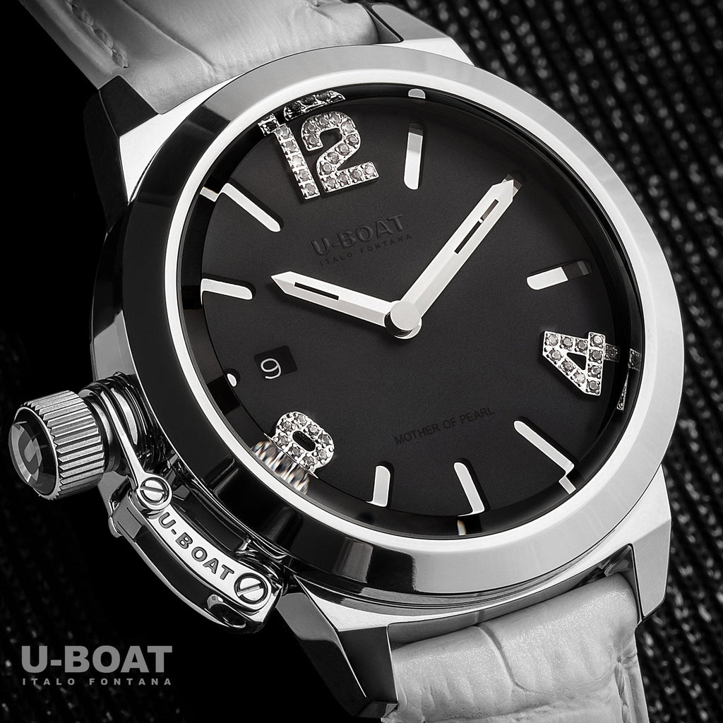 Analogue Watch - U-Boat 8482 Ladies White Classico Watch
