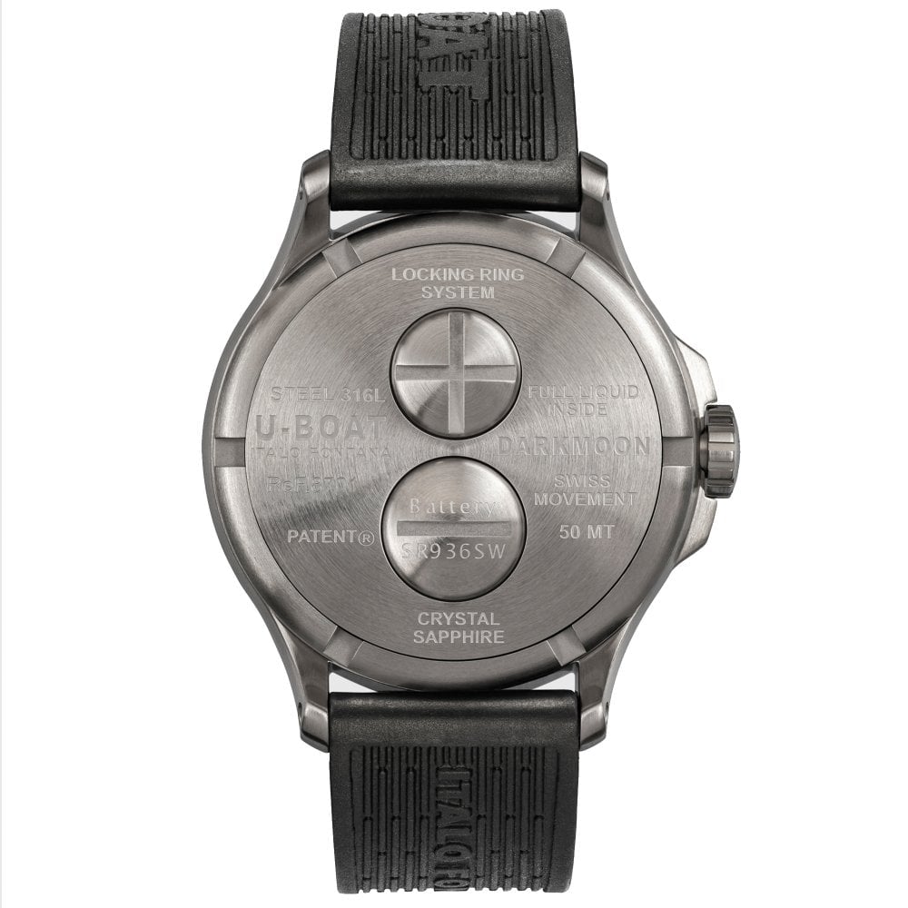 Analogue Watch - U-Boat 8701/B Men's Cardinal Red Darkmoon Watch