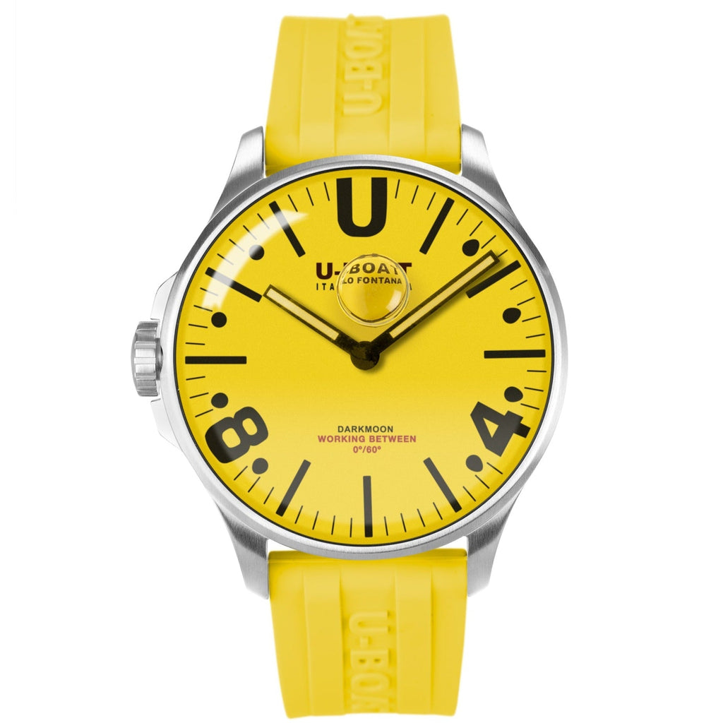 Analogue Watch - U-Boat 8964 Men's Darkmoon 44mm Yellow SS  Watch