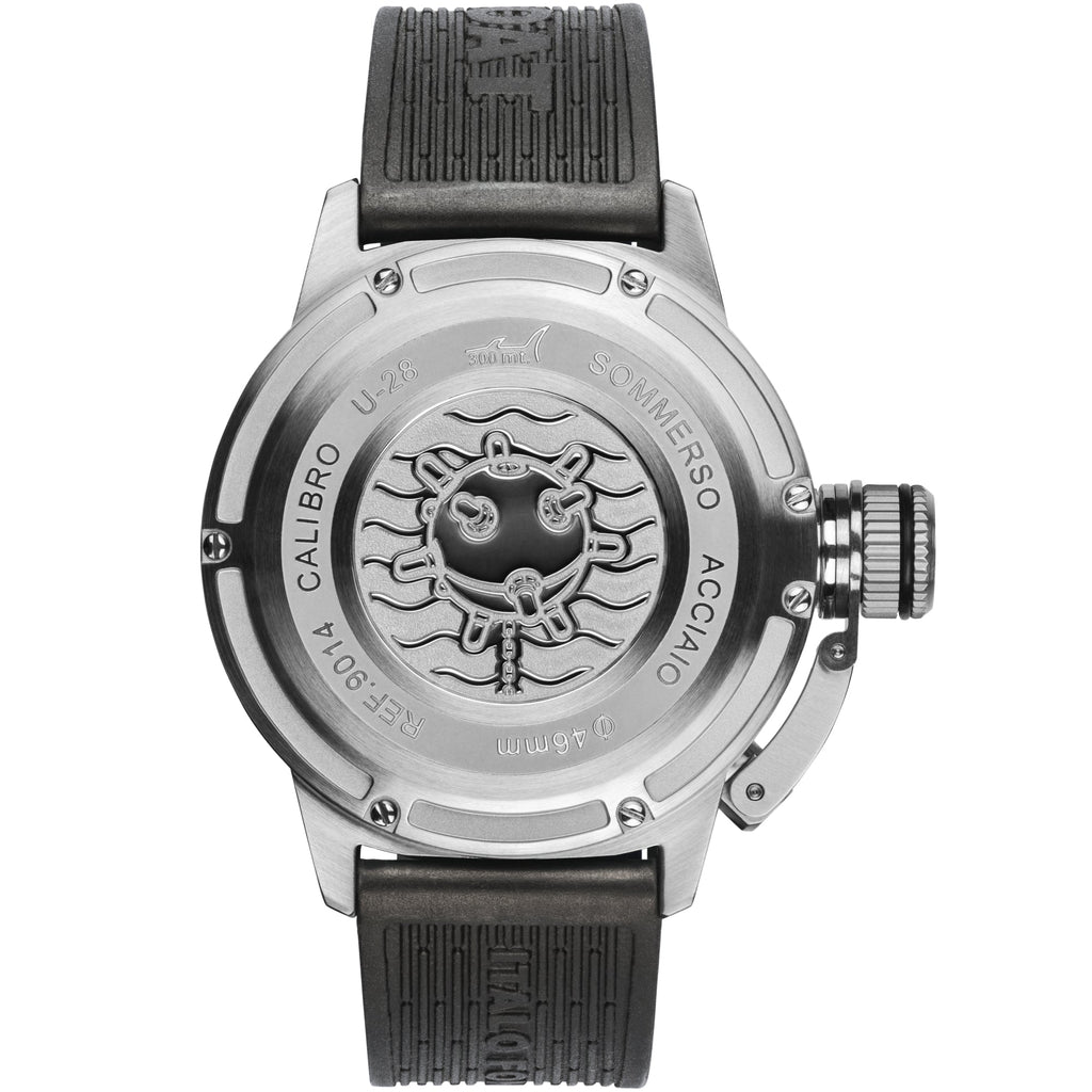 Analogue Watch - U-Boat 9014 Men's Black Sommerso Watch