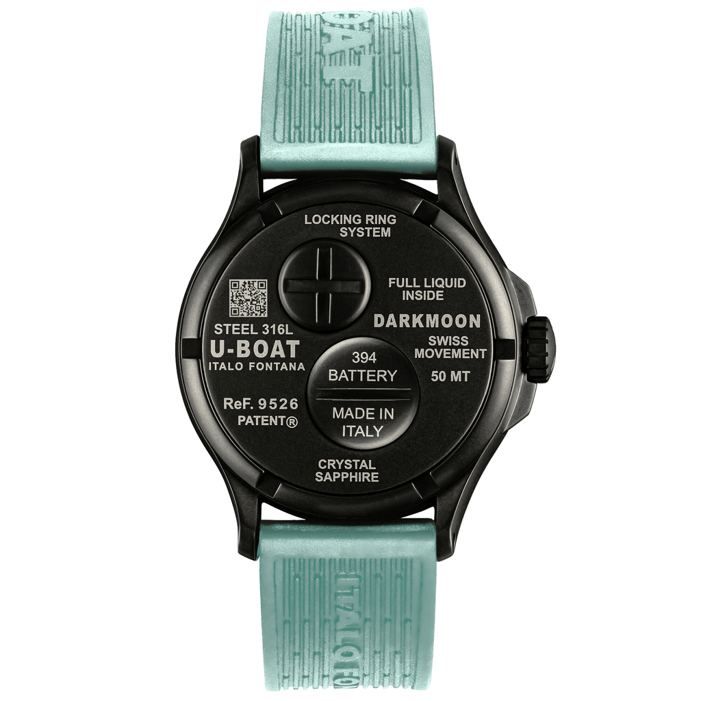 Analogue Watch - U-Boat Capsoil Darkmoon Men's Aquamarine Watch 9526