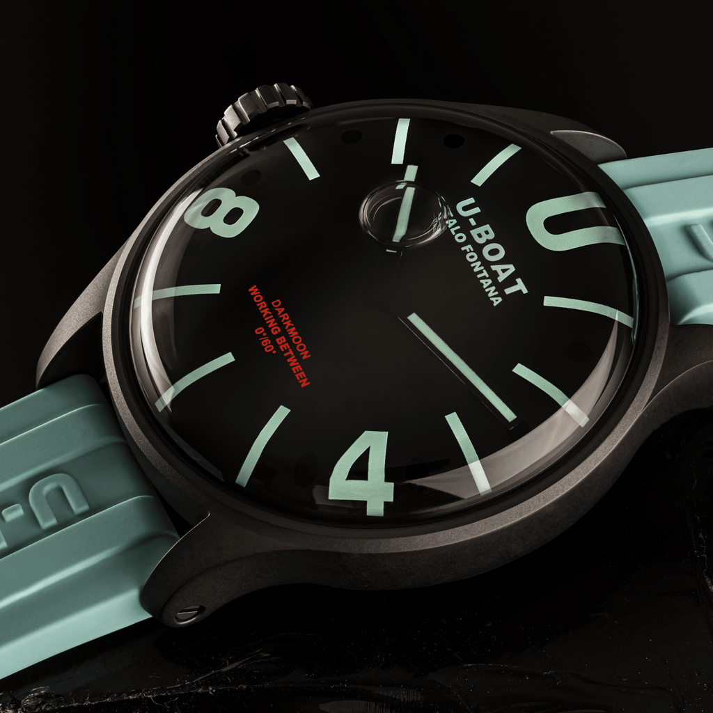 Analogue Watch - U-Boat Capsoil Darkmoon Men's Aquamarine Watch 9526