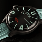 Analogue Watch - U-Boat Capsoil Darkmoon Men's Aquamarine Watch 9526