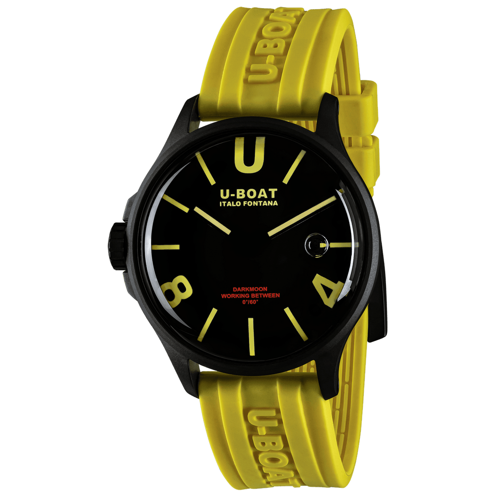 Analogue Watch - U-Boat Capsoil Darkmoon Men's Yellow Watch 9522