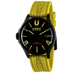 Analogue Watch - U-Boat Capsoil Darkmoon Men's Yellow Watch 9522