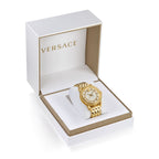 Analogue Watch - Versace Code IP2N Men's Gold Watch VEPO00420