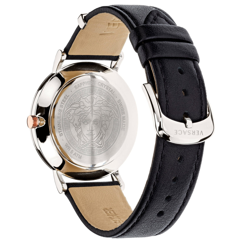 Analogue Watch - Versace Essential Ladies Black Watch VEK400721