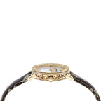 Analogue Watch - Versace Greca Glass Ladies Black Watch VEU300121