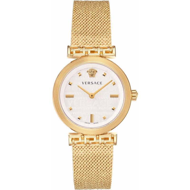 Analogue Watch - Versace Meander Ladies Gold Watch VELW00820
