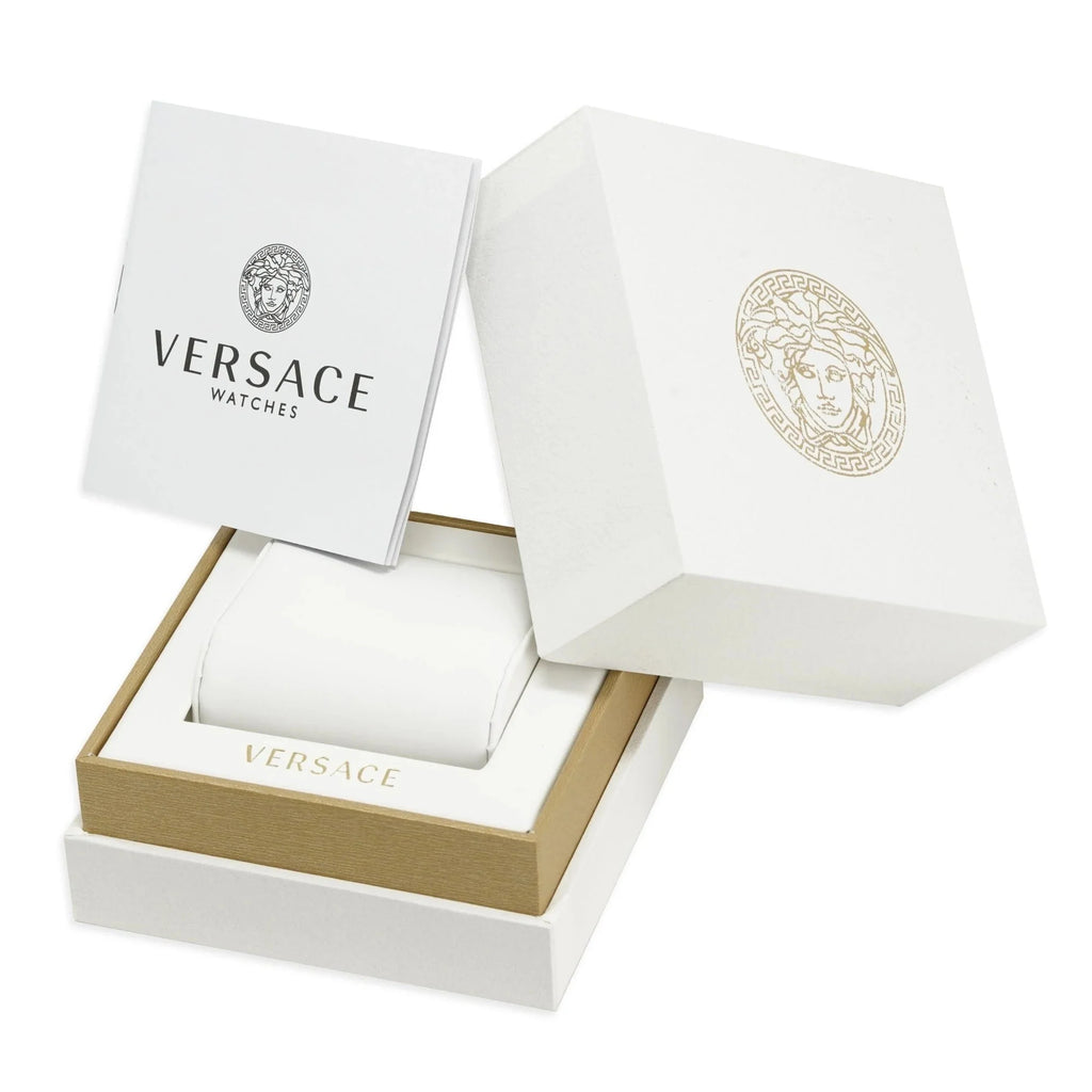 Analogue Watch - Versace Medusa Icon Ladies Silver Watch VEZ200321