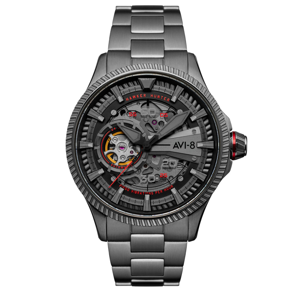 Automatic Watch - AVI-8 Men's Black Arrows Hawker Hunter Avon Watch AV-4078-33
