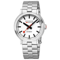 Automatic Watch - Mondaine Original Automatic Men's White Watch MST.4161B.SJ