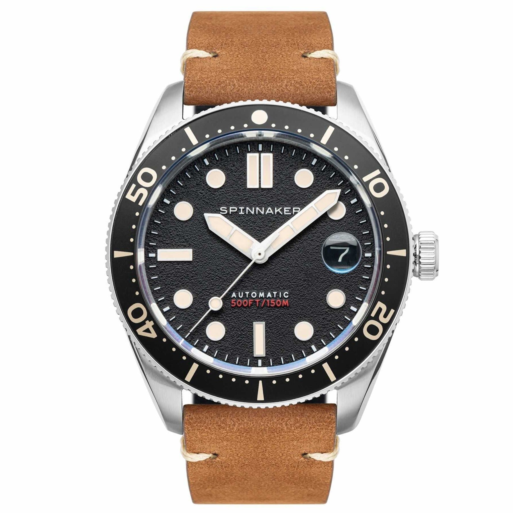 Automatic Watch - Spinnaker Anchor Black Croft Mid-Size Automatic Watch SP-5100-01
