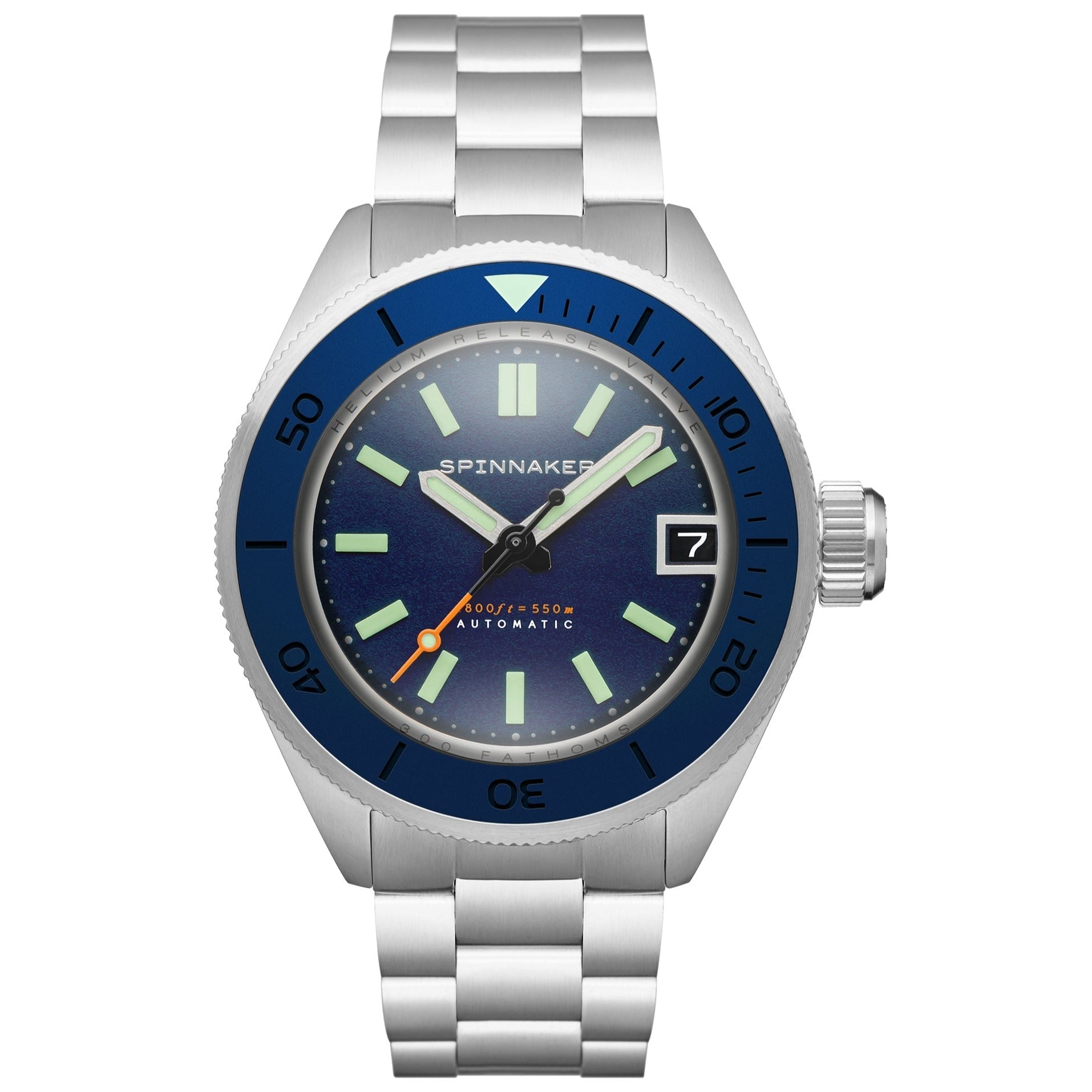 Automatic Watch - Spinnaker Dark Cerulean Piccard Automatic Watch SP-5098-22