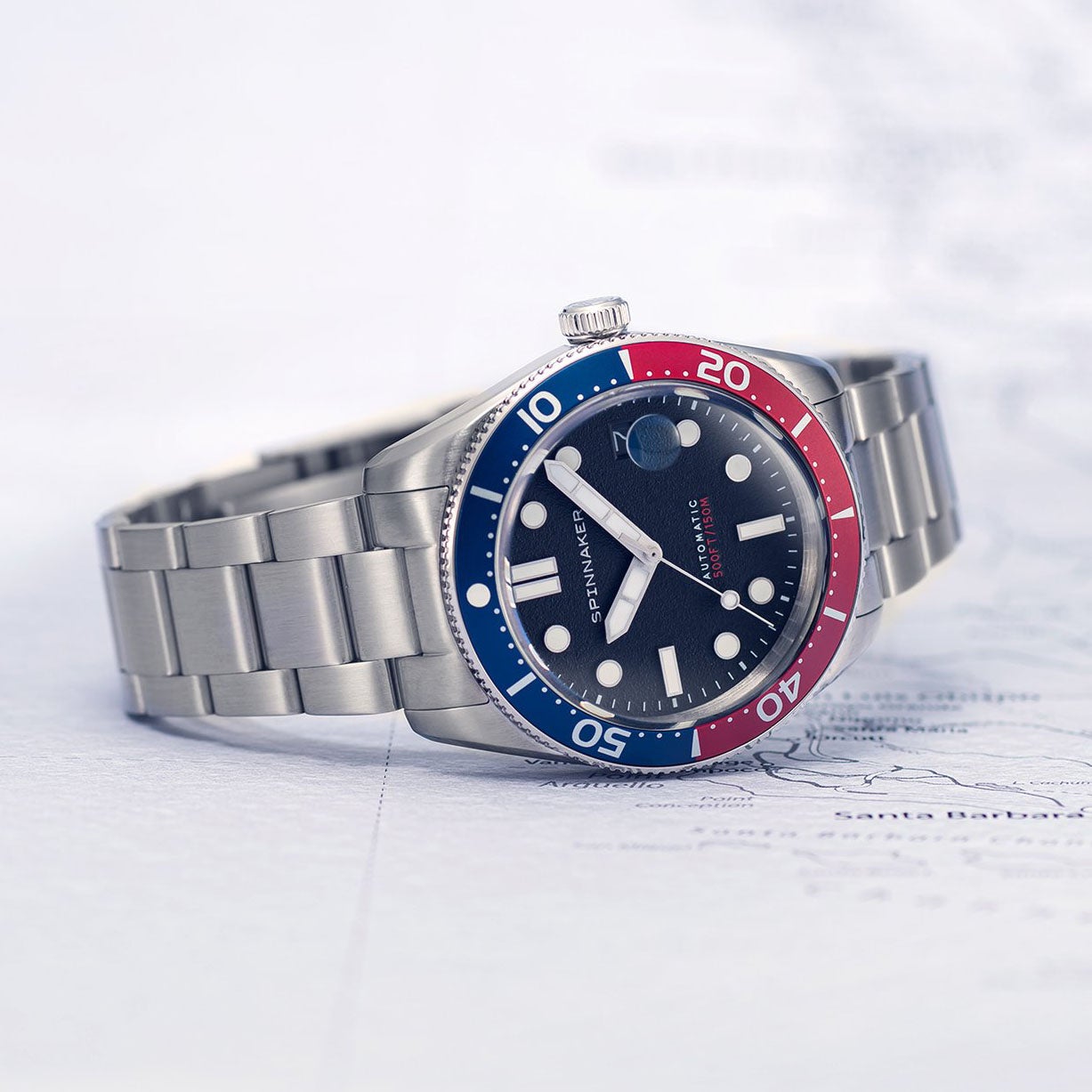 Automatic Watch - Spinnaker Elemental Black Automatic Watch SP-5100-11
