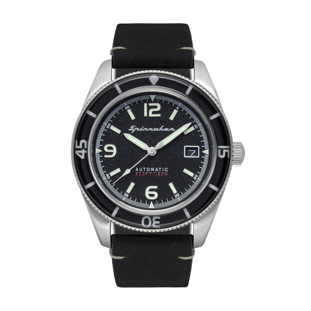 Automatic Watch - Spinnaker Men's Black Fleuss Watch SP-5055-02