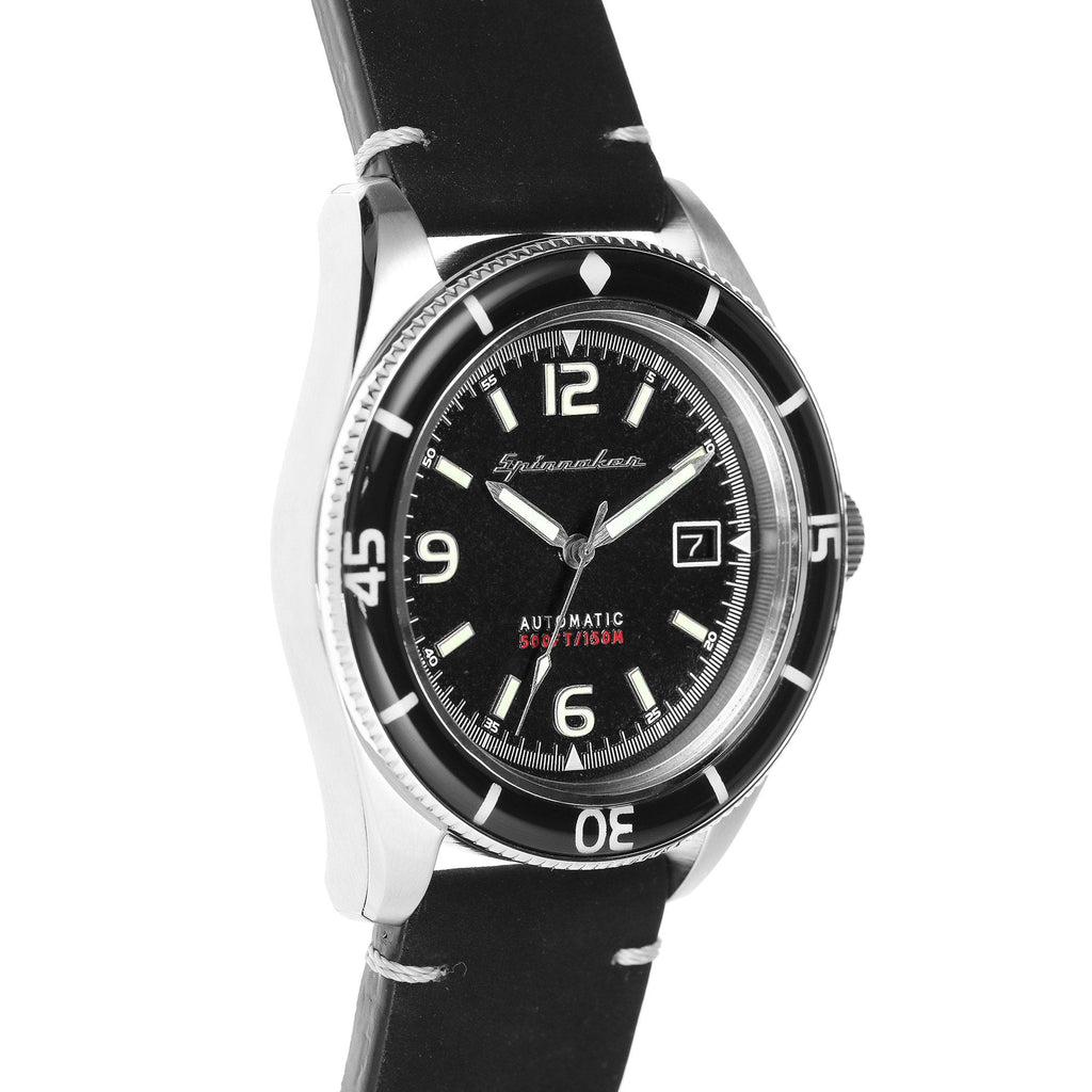 Automatic Watch - Spinnaker Men's Black Fleuss Watch SP-5055-02