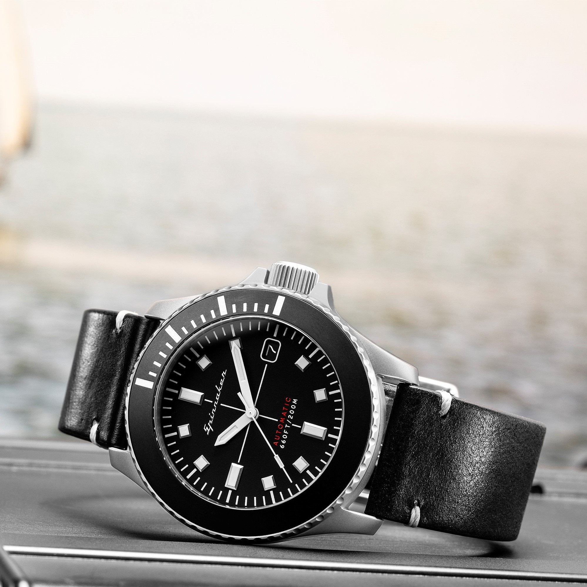 Automatic Watch - Spinnaker Men's Black Spence Watch SP-5063-01